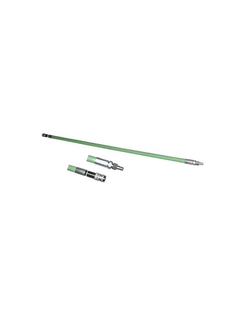 Varilla de inflado 2,0m Flexible (Verde)con acople de seguridad NW 7.2. Diam. 20mm