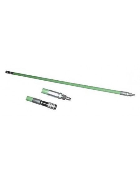 Varilla de inflado 2,0m Flexible (Verde)con acople de seguridad NW 7.2. Diam. 20mm