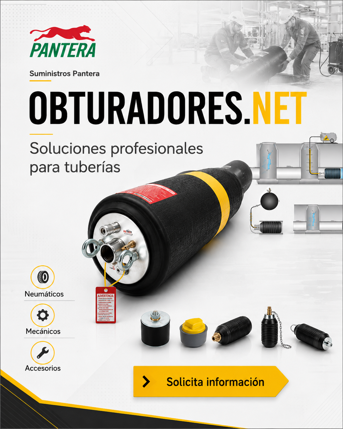 OBTURADORES.NET - Soluciones profesionales para tuberias